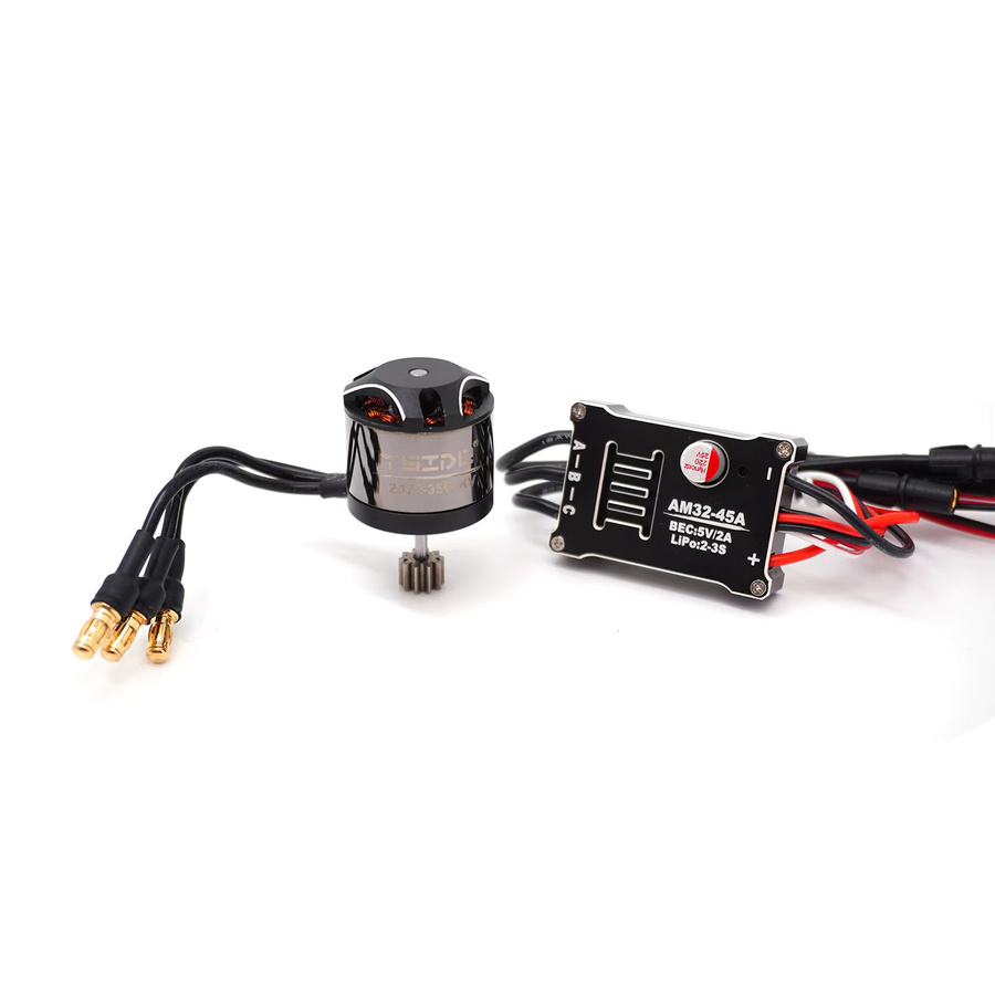 YSIDO Außenläufermotor AM32 45A ESC, 1/12 RC Car Crawler, Power Kit Teile - Bild 2