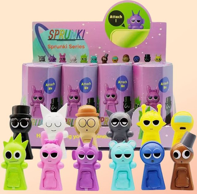 Bandai Sprunki Box Anime-Figuren, Mystery-Spiel Puppe, PVC, Bunt / Mehrfarbig - Bild 1