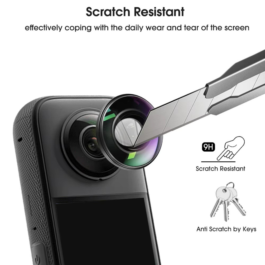 Insta360 Ersatz Objektivglas mit Metall O-Ring für Insta360 X5, X4 und X3 Action Kameras - Bild 3