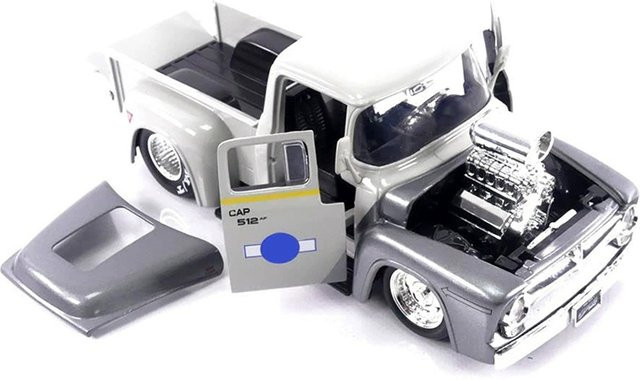 Jada 1956 F-100 F100 Pickup Truck, Auto Modell, 1:24, ab 8 Jahren - Bild 1