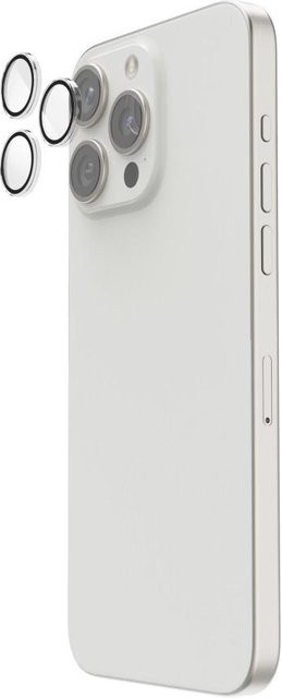 Hama Cam Protect Kameraschutz für iPhone 15 Pro und iPhone 15 Pro Max, 3 Einzellinsen, transparent - Bild 1