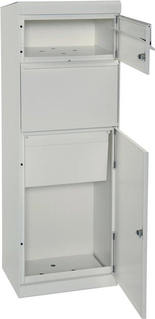 MEFA Paketkasten Maple in Weißaluminium B: 109,1 cm, T: 40 cm, H: 30,6 cm - Bild 1