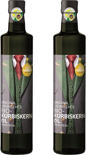 Fandler Steirisches Bio-Kürbiskernöl-Duo 2 x 250 ml - Bild 1