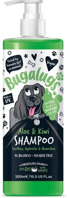 Bugalugs Aloe & Kiwi Hundeshampoo, 500 ml - Bild 1