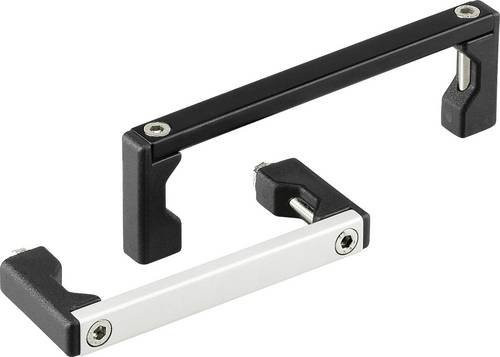 Rohde Universalgriff UG-05.180.01 in Schwarz und Silber, 3er-Set, L x B x H: 200 x 12 x 40 mm - Bild 1
