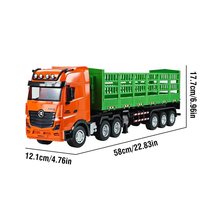 HUINA RC High Hurdle Transporter Truck, 1:18, mit Sound und LED, Fahrzeug - Bild 5