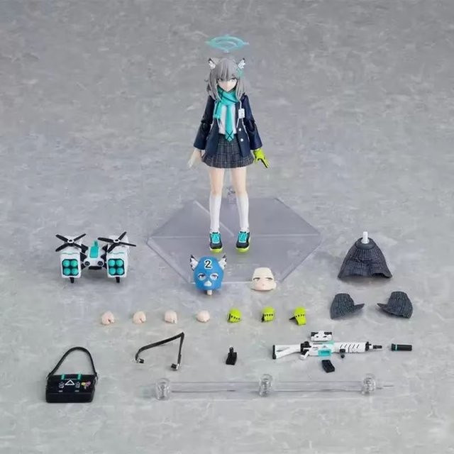 Bandai Blue Archive Mädchen-Figur, Actionfigur, Einzelfigur, Kunststoff - Bild 1