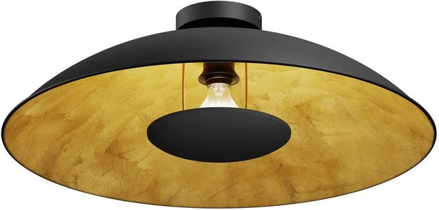 Lindby Deckenlampe Emilienne Modern Schwarz aus Metall 1-flammig E27 - Bild 1