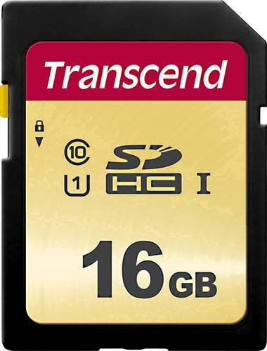 Transcend Premium 500S SDHC-Speicherkarte 16GB Class 10 UHS-I - Bild 1