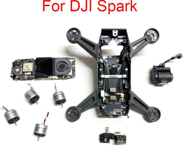 DJI Spark Ersatzteil-Set mit Kamera-Kernplatine, Gimbal-Motoren, PTZ-Kabel, ESC-Board und GPS-Sensor - Bild 1