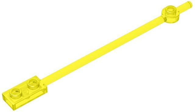 Yiran toy MOC Bauteile Stange 12L Steine, 10-teiliges Set, Gelb - Bild 1
