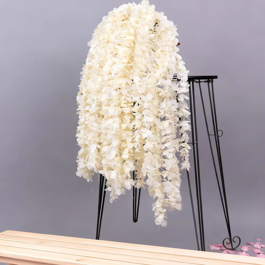 Künstliche Sakura Rebe aus Seide von smr, florale Girlande für Hochzeit und Dekoration, Länge: 100 cm, Farben: Pink und Weiß - Bild 1
