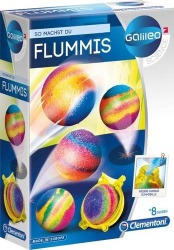 Clementoni Galileo Fun So machst du Flummis Experimentierkasten für Kinder ab 8 Jahren, Mehrfarbig - Bild 1