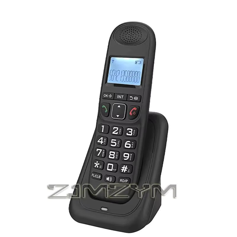 ZJMZYM Digitales Schnurlostelefon in Schwarz mit Anrufer-ID und Freisprecheinrichtung - Bild 5