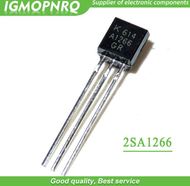 100 Stück 2SA1266 PNP Transistor Schwarz bis -92 0,15A 50V - Bild 1