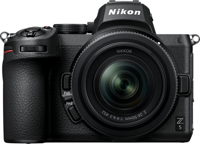 Nikon Z5 spiegellose Vollformat Kamera mit 24-50mm Objektiv in Schwarz - Bild 1