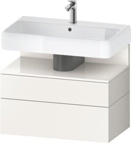 Duravit Waschtischunterschrank Qatego in Weiß Hochglanz, B/T/H: 79 x 47 x 59 cm - Bild 1