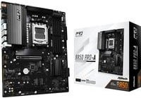 ASRock B850 Pro-A Mainboard AM5 DDR5 Schwarz mit Ethernet/LAN und SATA - Bild 1