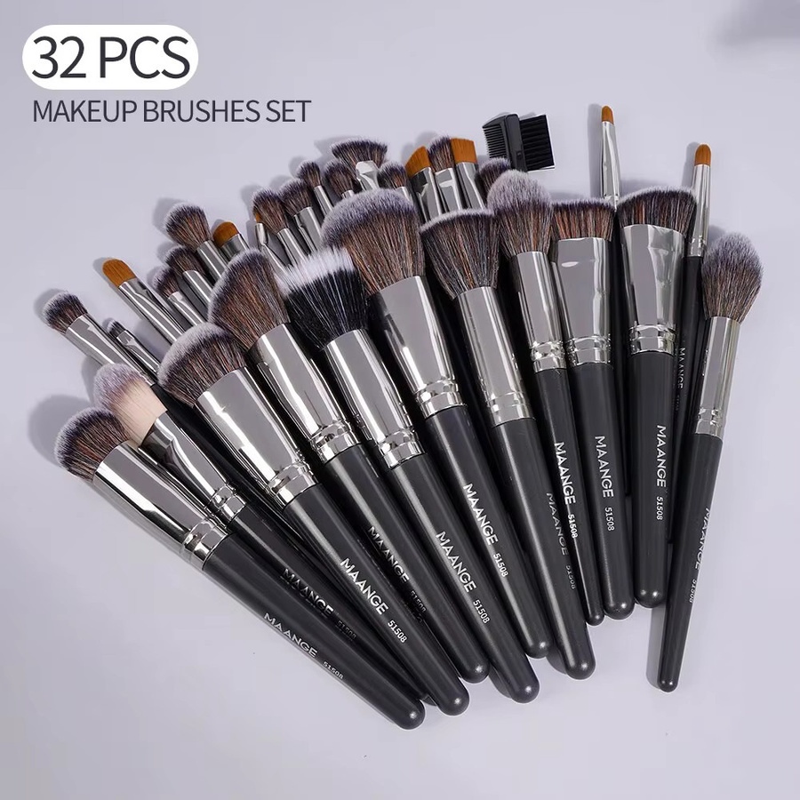 MAANGE Make-up-Pinsel-Set, 32-teilig, synthetisch - Bild 2