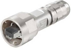 Weidmüller Sensor-Aktor-Datensteckverbinder Stecker gerade in Silber, 10 Stück - Bild 1