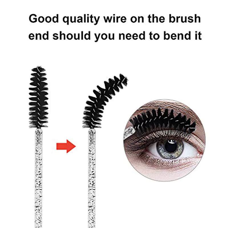 Einweg-Wimpernbürsten Set mit Behälter, schwarz, Unisex - Bild 2