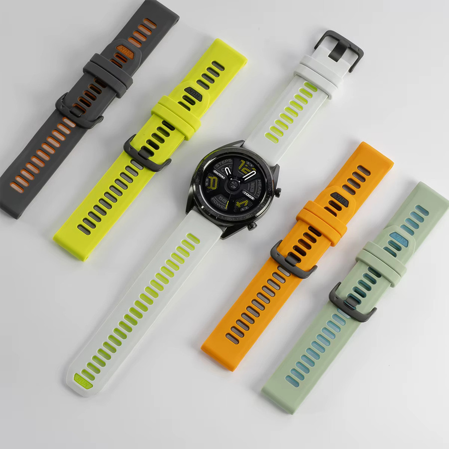 CAOWTAN Uhrenarmband Silikon, Bunt, Unisex - Bild 1