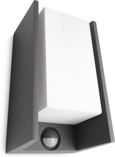 Philips myGarden Ecomoods Wandleuchte für den Außenbereich mit integriertem Bewegungsmelder in Anthrazit - Bild 1