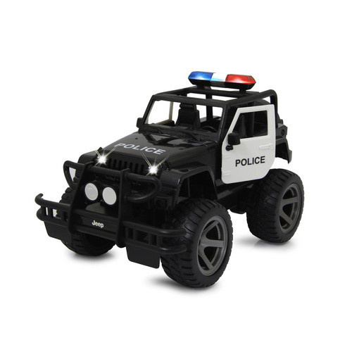 JAMARA Jeep Wrangler Police Spielzeug-Polizeiauto 1:14 schwarz ab 6 Jahren - Bild 2