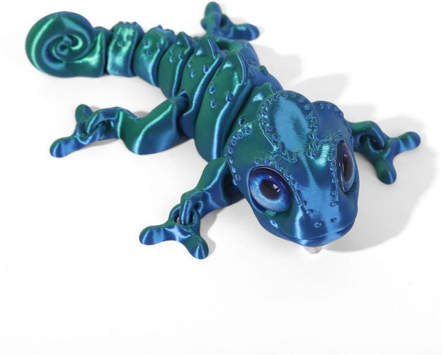 Yiran toy Chamäleon Figuren, 3D-Druck, mehrgelenkig, beweglich, ab 6 Jahren - Bild 1
