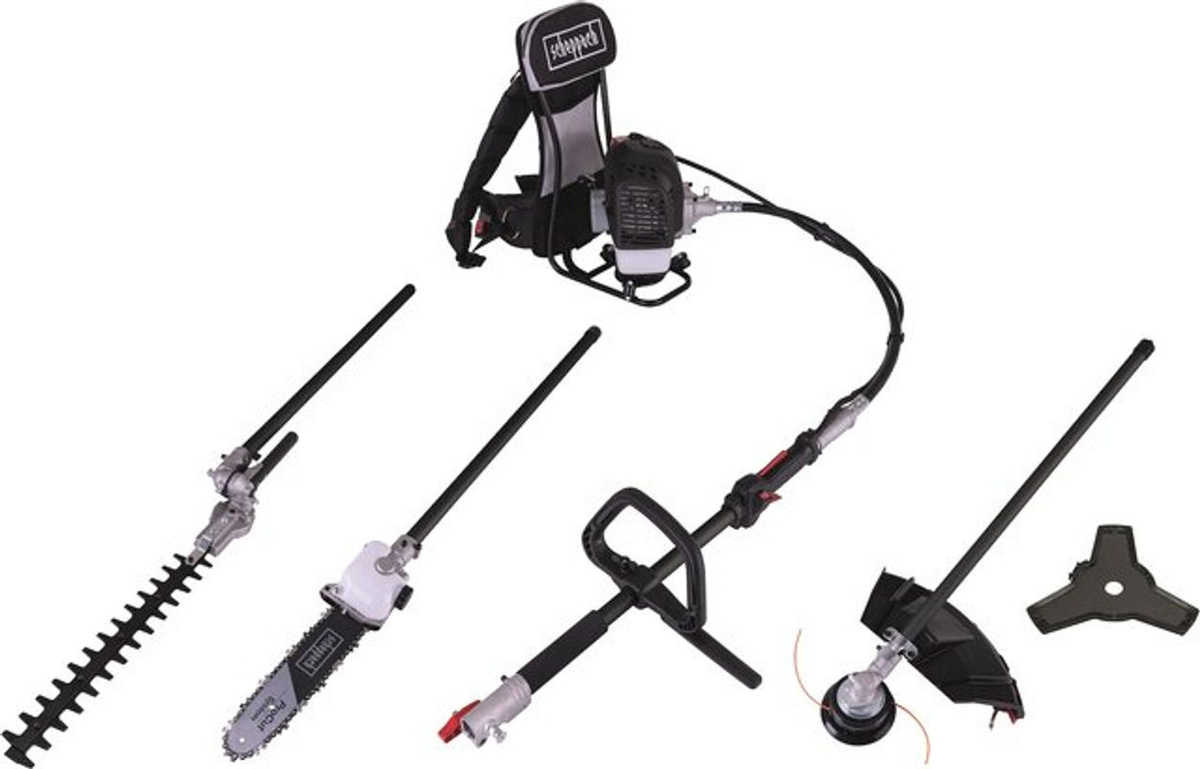 Scheppach 4in1 Multigartengerät MFH5300-4BP mit gepolstertem Rucksack - Bild 2