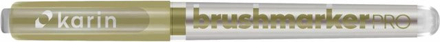 karin Brushmarker PRO Brushmarker mit Nylonspitze in Curry 297 Gelb - Bild 1