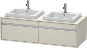 Duravit Waschtischunterschrank Ketho in Tau, B/T/H: 140 x 55 x 42,6 cm - Bild 1