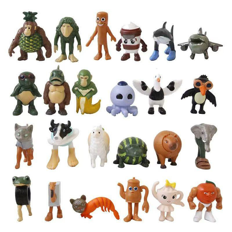 Fashnics Tung tung tung Sahur Actionfiguren 24-teiliges Set PVC - Bild 2
