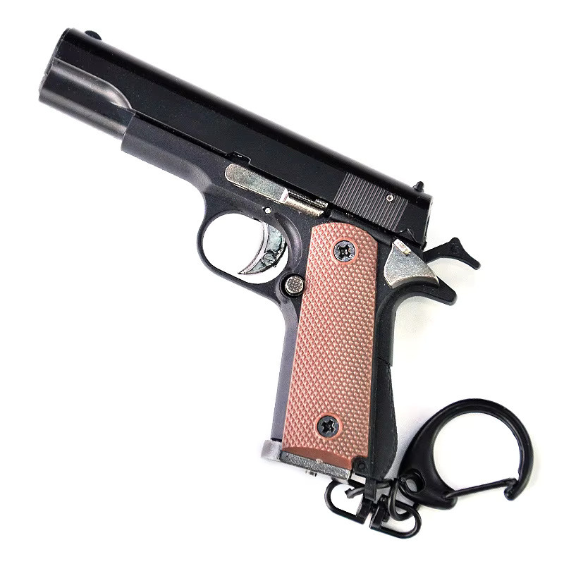 Schlüsselanhänger Miniatur-Waffen 1911, Halblegierung, Herren - Bild 2