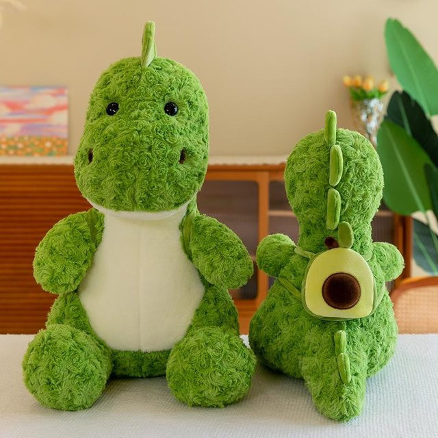 Joyful toys Dinosaurier-Puppe, Plüschtier, grün, 50cm - Bild 1