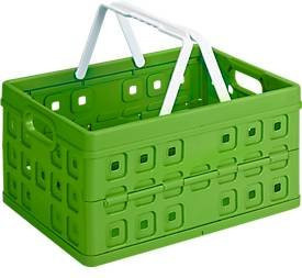 Sunware Square Klappbox mit Tragegriff, 32 Liter, grün/weiss - Bild 1