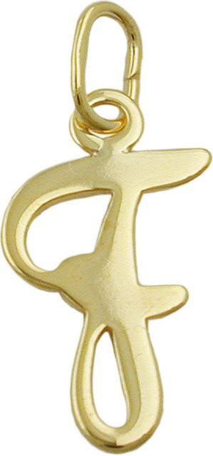 Paolo Renzo Buchstabenanhänger, 333 Gelbgold, 15x10mm, Unisex - Bild 1
