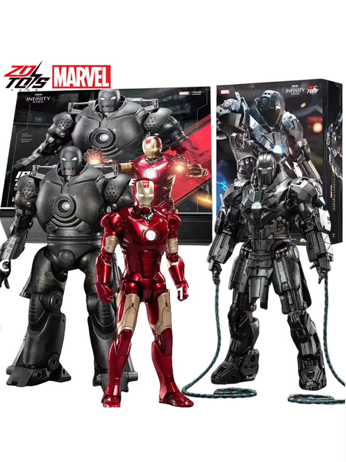 ZDTDS Marvel Iron Man Tony Stark Action Figure, Schwarz, Einzelfigur - Bild 4