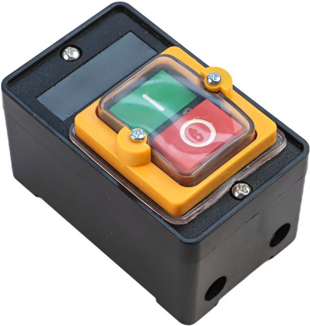 Wasserdichter Drucktastenschalter KAO5H Motor Ein-Aus-Start-Stop-Schalter 10A 220V 380V mit Flammenschutzabdeckung - Bild 1
