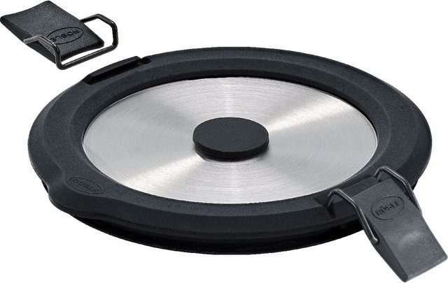 Roesle Edelstahldeckel FLEXX 2GO in Silber und Schwarz - Bild 1