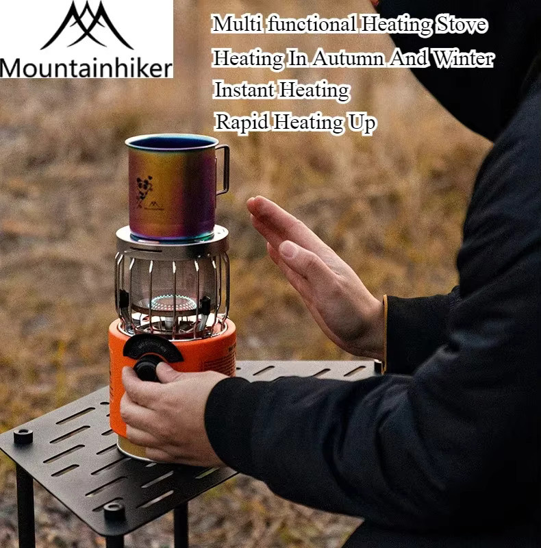 MOUNTAINHIKER Tragbarer 2000W Gasheizer für Outdoor, Camping und Eisfischen in Orange - Bild 2