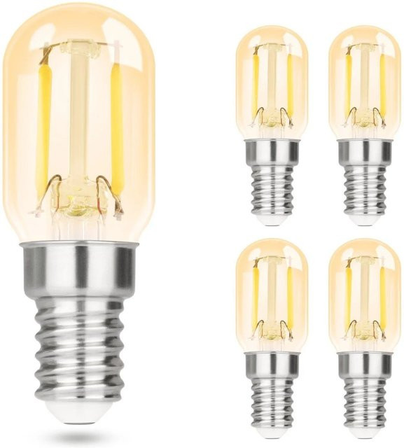 NETTLIFE LED Filament Leuchtmittel aus Glas, E14, Transparent, 4er-Set - Bild 1