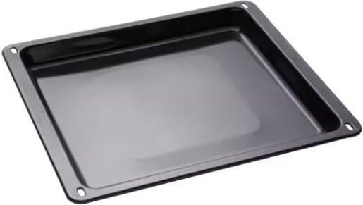 AEG Fettpfanne emailliert schwarz B/T/H: 37,0 x 37,0 x 4,0 cm - Bild 1