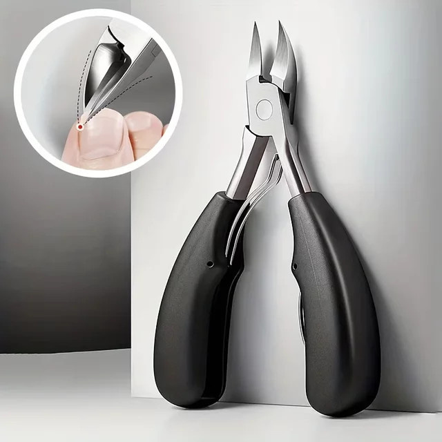 Ouriner Zehennagelknipser, Edelstahl, gebogene Klinge, Unisex - Bild 1