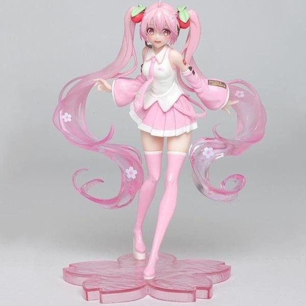 Global Toy Anime Hatsune Miku Pink Sakura Miku Figur, Weiß, Rosa / Pink - Bild 1