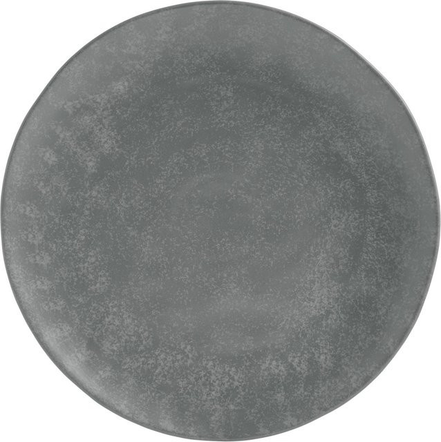 VEGA Teller Arona flach, 4er Pack, Porzellan, anthrazit, Durchmesser: 29 cm - Bild 1