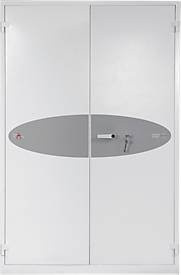 Phoenix Feuerschutzschrank FS 1514 in Weiß mit Schlüsselschloss, B/T/H: 122,5 x 52,0 x 195,0 cm - Bild 1