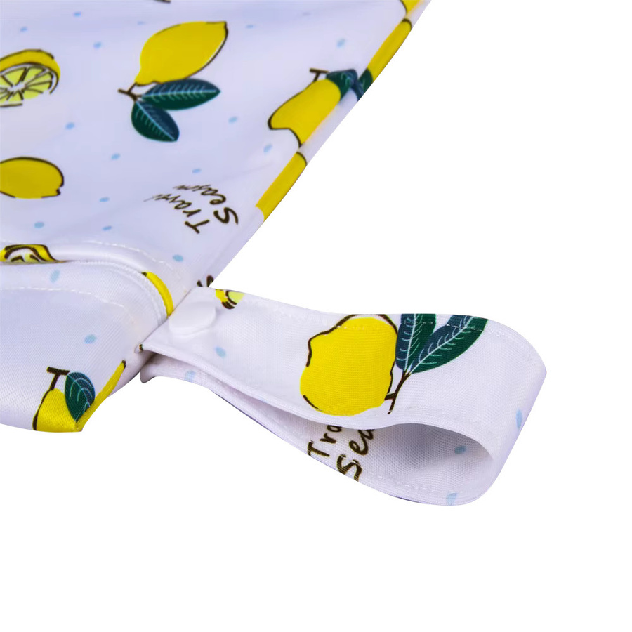 Wasserdichte Nass-Trocken-Tasche für Babys mit großem Fassungsvermögen und Cartoon-Print, B/H/T: 40 x 30 x 4 cm, Mehrfarbig - Bild 3