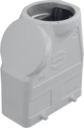 HARTING Tüllengehäuse 19 30 016 0429 19300160429 aus Aluminium in Grau - Bild 1
