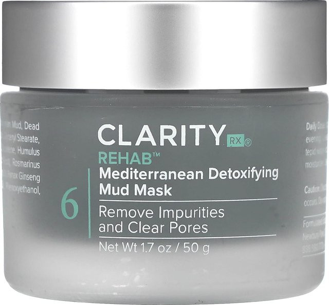 ClarityRx Rehap Mediterrane Detox-Schlammmaske, 50 g, Aloe Vera - Bild 1